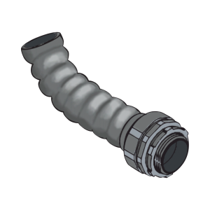 Tubo Flexible tipo Liquidtight de 1" (25 mm) / Acero + PVC / Rollo de 20 Metros.