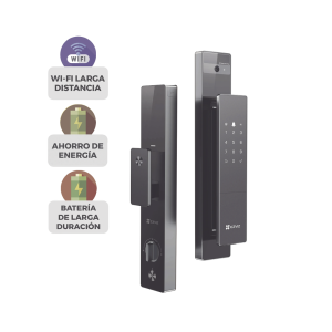 Cerrojo Inteligente de Reconocimiento Facial y Venas de Palma de Mano / 4 Pulgadas Pantalla  / 5000mAh Batería Recargable / Video Llamada a la App / Wi-Fi y Bluetooth  / IP52 Resistente