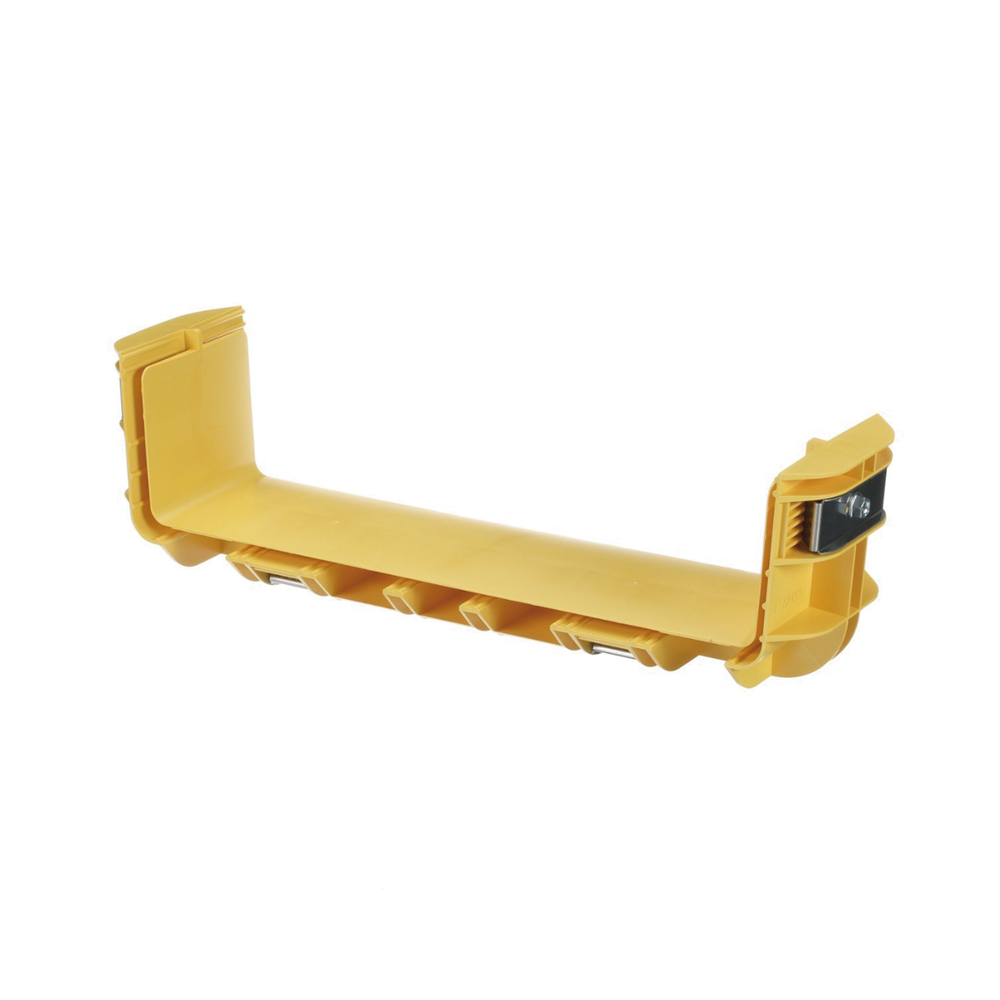 Union Recta "Cople", Para Canaleta FiberRunner™ 12X4, Color Amarillo - Imagen 3