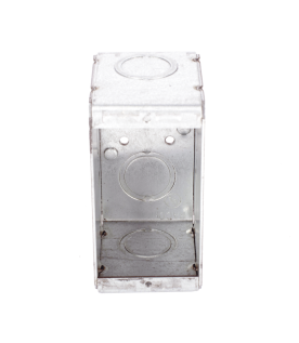 Caja (Chalupa) Multigang de 1 Gang/ Profundidad de 2-1/2 Pulgadas (6.35 cm)/ 8 TKO (1/2 y 3/4).