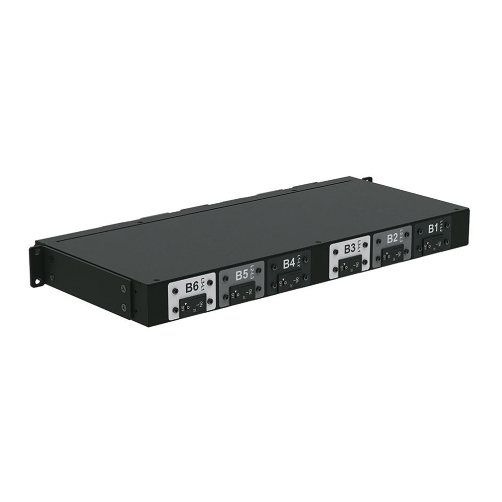 PDU Básico para Distribución de Energía, Plug de Entrada Trifásico CS8365C, Con 6 Contactos C19, Instalación Horizontal de 19in, 1UR, 50 Amp, 208 Vca - Imagen 2
