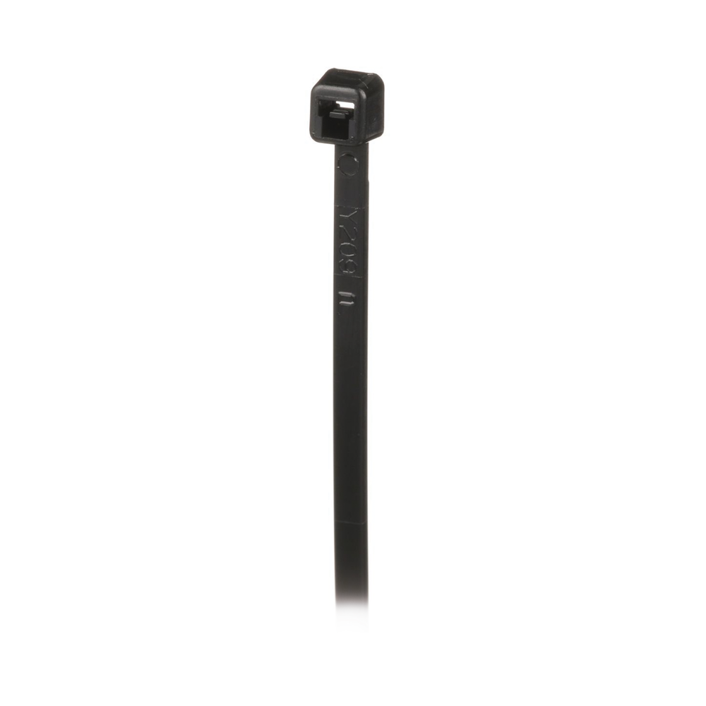 Cincho de Nylon 6.6 de Bloqueo, 203 mm largo x 2.5mm ancho, Color Negro, Exterior Resistente a Rayos UV, Paquete de 1000pz - Imagen 3