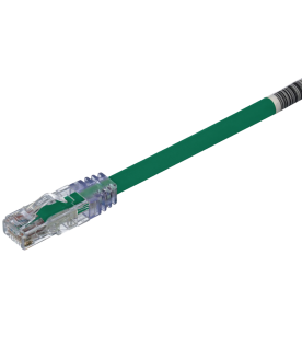 Cable de Parcheo UTP, Cat6A, 24 AWG, CM, Color Verde, 7.62 Metros (25 Pies)