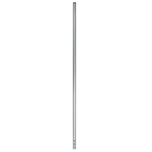 Poste de Esquina de Acero Galvanizado / Diámetro 1" / Longitud 100cm / Forma Redonda / Espacio para 5 Aisladores Esquina / Incluye Tapa / Peso 0.8 KG