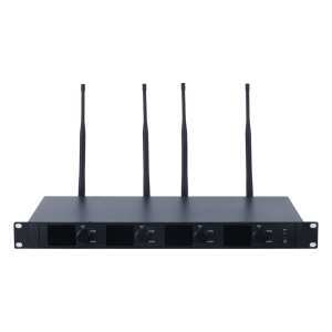 Receptor Micrófono Inalámbrico Digital UHF | Transmisión Digital U-Band pi/4-DQPSK | Distancia 80 mts | Encriptación de Audio | 2197 Ecualizaciones | 15625 Efectos de Reverberación | Pantalla LCD