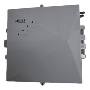 Energizador para Cerco Eléctrico Anti-Plantas / 10,000 Volts / 10,000 Metros Lineales / Alimentación AC 127-220V o Solar / Control Remoto RF 433 MHz / Sistema de Alarma Integrado / Salida Auxiliar 12Vdc 1.5A / Respaldo con Batería Int