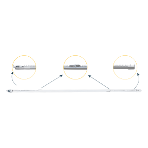 Riel Ajustable Cortinas Motorizadas / 2.3-4 m Ajustable / 20 Kg Capacidad / Movelite WF + Elatio Compatible / Instalación Techo / DIY / Smart Home