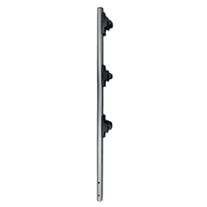 Poste de Paso / Tubo de Acero Galvanizado / Diámetro 1" / Longitud 75 cm / 3 Aisladores / Sin Pintar / Peso 0.5 KG