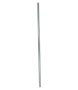 Poste de Esquina / Tubo de Acero Galvanizado / Diámetro 1" / Longitud 120 cm / Espacio para 5 Aisladores Esquina / Sin pintar / Peso 0.8 KG