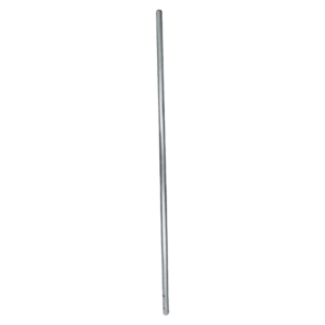 Poste de Esquina / Tubo de Acero Galvanizado / Diámetro 1" / Longitud 120 cm / Espacio para 5 Aisladores Esquina / Sin pintar / Peso 0.8 KG