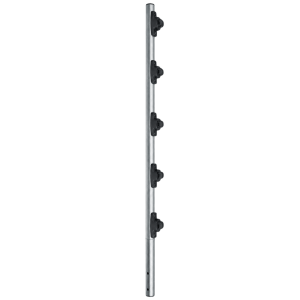 Poste de Paso / Tubo de Acero Galvanizado / Diámetro 1" / Longitud 120 cm / 5 Aisladores / Sin Pintar / Peso 0.9 KG