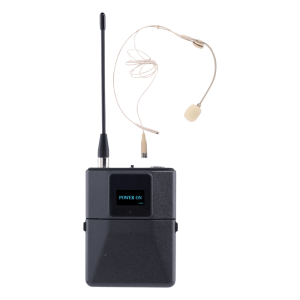 Headset Microfono Digital Inalámbrico EP-59S / Banda U 540-690 MHz / Tecnología Digital pi/4-DQPSK / Transmisión Estable Antinterferencias / Autonomía 10 Horas / Display OLED / Potencia Ajustable hasta 10 dBm
