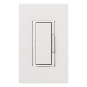 Control de pared para velocidad de ventilador de techo, 4 velocidades silenciosas más apagado, 120 V y 2 A, inalámbrico Clear Connect, para sistema RadioRA 2