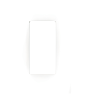 Placa de pared Claro de 1 espacio sin tornillos visibles, acabado blanco brillante, para atenuadores e interruptores Lutron de estilo decorador