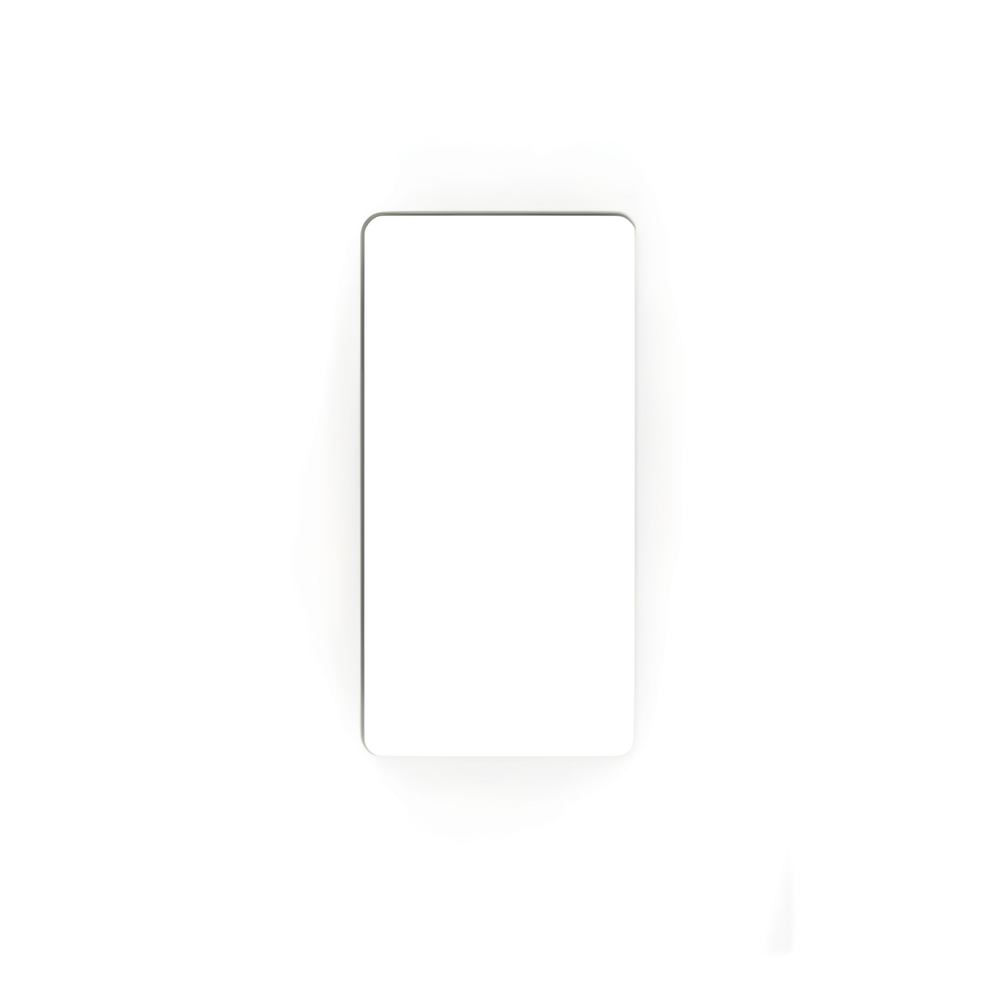 Placa de pared Claro de 1 espacio sin tornillos visibles, acabado blanco brillante, para atenuadores e interruptores Lutron de estilo decorador