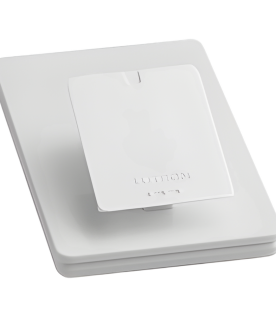 Pedestal de mesa para un control Pico, base antideslizante con peso, color blanco, para sistemas de iluminación y persianas Lutron