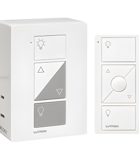 Kit de atenuador inteligente de clavija para lámparas con control remoto Pico, 100 W LED/CFL o 300 W incandescente/halógeno, 120 V, Caseta Wireless