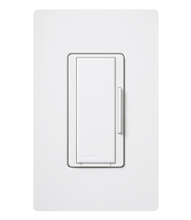 Interruptor remoto Maestro para encendido y apagado multi-ubicación de un interruptor principal RadioRA 2, 120 V, cableado convencional de 3 y 4 vías, color blanco