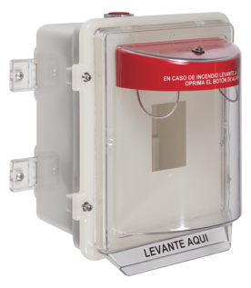 Protector Universal para Estación Manual, Fabricado en Policarbonato Súper Fuerte Para Uso en Exterior