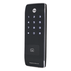 Cerrojo Slim / 11 mm / 40 Usuarios / Código PIN / Alarma / Cierre Automático / 4 Pilas AA / Puerto 9V / RF Opcional