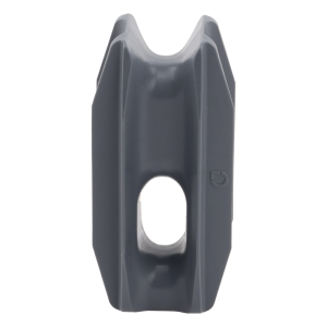 Aislador de Esquina Gris para Cercas Eléctricas / 18 kV / Anti UV / Resinas Vírgenes / Resistencia 7.5-10.2 kg / 66 mm x 31.6 mm