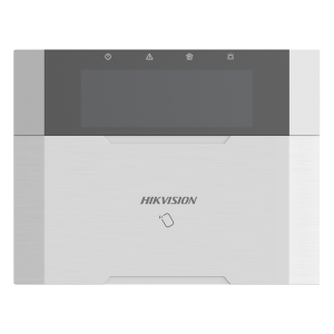 (AX HYBRID PRO) Teclado Compatible con el Panel Hybrid Pro Hikvision DS-PHA64-LP y DS-PHA64-LP(B) / Pantalla LCD / 2 zonas cableadas / 1 salida de alarma / 64 Llaveros