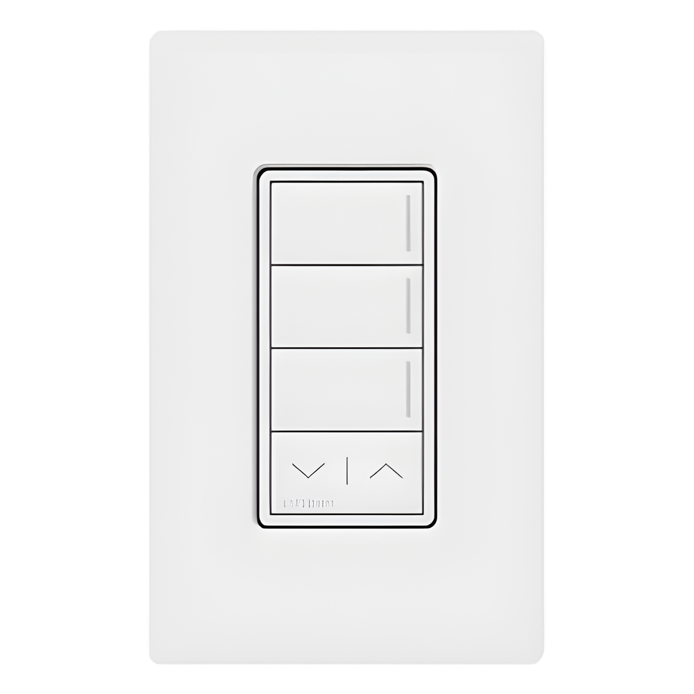 Teclado inalámbrico Sunnata RF de 3 botones con subir/bajar para escenas de iluminación, sistema RadioRA 3