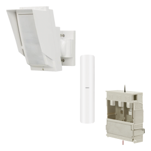 Detector de Movimiento PIR Antimascara Tipo cortina / 100% Exterior / Inalámbrico / Hasta 24 metros / Incluye transmisor DS-PDMC-EG2-WB(B) para paneles AXPRO
