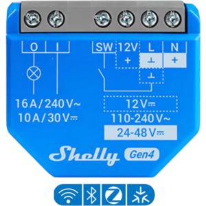 Relevador inalámbrico inteligente 16A, 110-240 V / 1  salida de contacto seco / compatible con asistente de voz Alexa, Google Home / Wifi 2.4