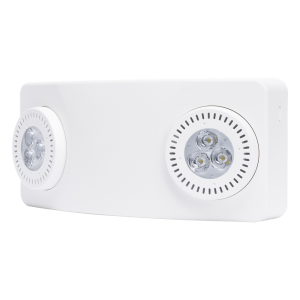 Luz de Emergencia Dual LED / 520 lúmenes / Uso Rudo / Cubierta ABS UL 5VA / Batería 9.6V 3Ah / 90 min Autonomía / Montaje Pared o Techo
