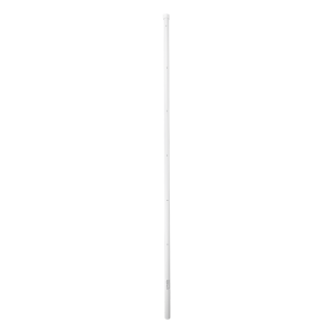 Poste de Esquina para Cerca Electrificada. Tubo Galva. de 1.4 m, cal. 18 de 1" Diam. + Pintura Blanca. Ideal para 6 Aisladores
