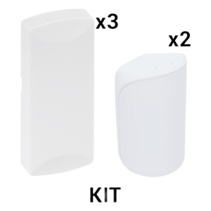 KIT Básico Sensores Inalámbricos - Incluye 3 Contactos Magnéticos y 2 PIR - Compatibles con Honeywell y PRO4GEN2