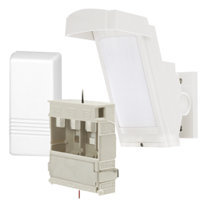 Detector de Movimiento PIR Antimascara / 100% Exterior / Inalámbrico / Hasta 12 metros a 85°; de cobertura/ Instalación a 3 metros / Incluye transmisor 5816 para paneles Honeywell