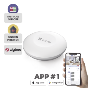 Botón de Emergencia Inalambrico / Compatible con Kit de Alarmas EZVIZ / Protocolo Zigbee