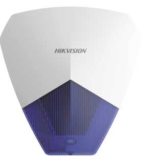 Sirena Estrobo Cableada Hikvision DS-PS1-B / 105 dB / LED Azul / IP54 / Compatible con Cualquier Panel de Alarma