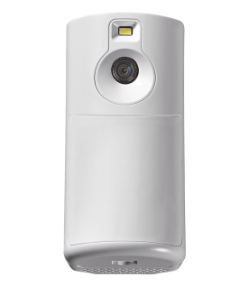 Detector de movimiento inalámbrico para interior con cámara integrada y video verificación para sistemas Honeywell Home