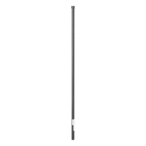 Poste de Esquina Negro de 1.2m para Cerca Electrificada de Tubo Galvanizado cal. 18 de 1"Diam. para 5 Aisladores (No incluidos).