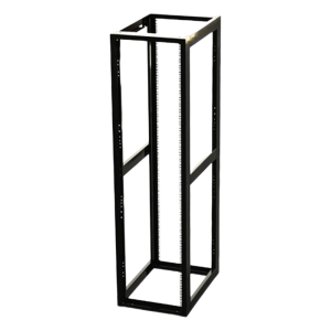 Rack Estándar 19" de 4 Postes, Acero, 45 Unidades, Profundidad Ajustable.