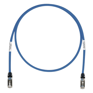 Patch Cord Cat6A, Blindado S/FTP, CM/LS0H, 0.61 Metros (2 Pies), Color Azul