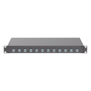 Distribuidor de Fibra Óptica, Con 12 Conectores LC Duplex (24 Fibras), Para Fibra Multimodo OM3/OM4, 1 UR