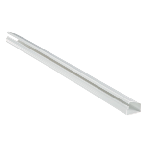 Canaleta LD10 de PVC rígido, con cinta adhesiva para instalación sin herramientas, de 38.4 x 24 x 1828.8 mm, Color Blanco