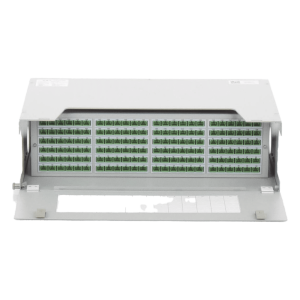 Distribuidor de Fibra Óptica para 144 Empalmes, con 144 Acopladores SC/APC y 144 Pigtails, 19, 5 UR