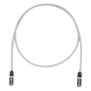 Patch Cord Cat6A, Blindado S/FTP, CM/LS0H, 4.57 Metros (15 Pies), Color Gris