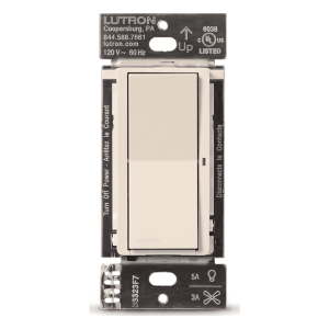 Interruptor inteligente on/off con cable neutro, 5 A, 120 V, para Caseta Wireless