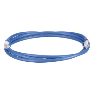 Cable de Parcheo UTP, Cat6A, 24 AWG, CM, Color Azul, 6.1 Metros (20 Pies)