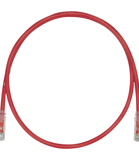 Cable de Parcheo TX6, UTP Cat6, 24 AWG, CM, Color Rojo, 4.57 Metros (15 Pies)