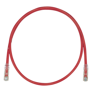 Cable de Parcheo TX6, UTP Cat6, 24 AWG, CM, Color Rojo, 4.57 Metros (15 Pies)