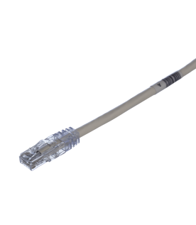 Cable de Parcheo TX6, UTP Cat6, 24 AWG, CM, Color Blanco, 7.62 Metros (25 Pies)