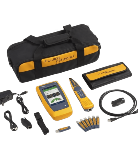 Kit Avanzado de Calificador de Red LinkIQ, Para Verificar Rendimiento de Cableado Hasta 10Gbps Basado en Frecuencia, con Pantalla Multitáctil a Color