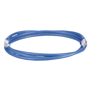 Cable de Parcheo UTP, Cat6A, 24 AWG, CM, Color Azul, 0.91 Metros (3 Pies)